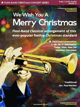 We Wish You A Merry Christmas Concert Band sheet music cover